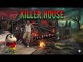 Can Franklin save Shin-Chan from the mirror ghost in the killer house | gta | ar gamer | gta5 | chop