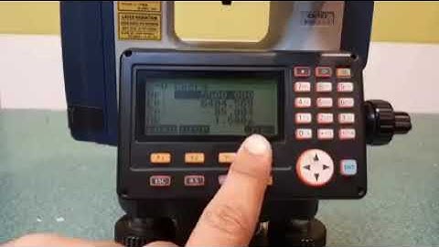 Sokkia Total station CX 107 S-o Data in Urdu #language