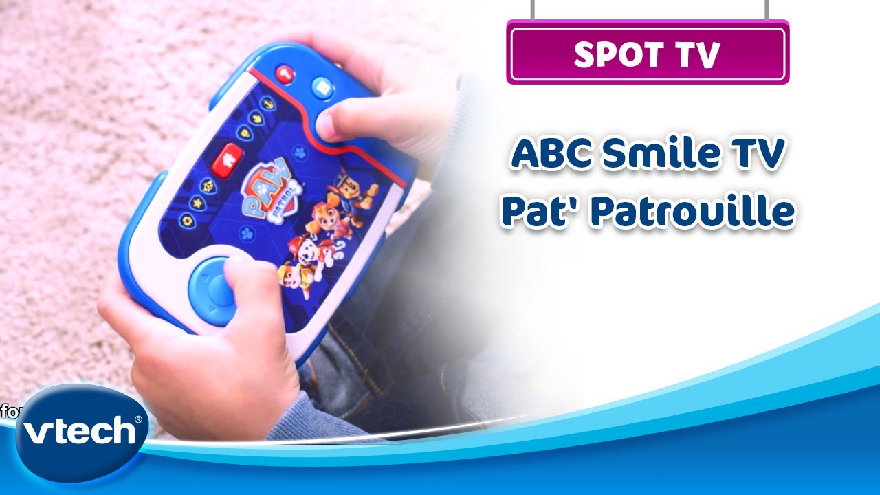 Pat' Patrouille - ABC Smile TV - Console ludo-éducative, 3-7 ans