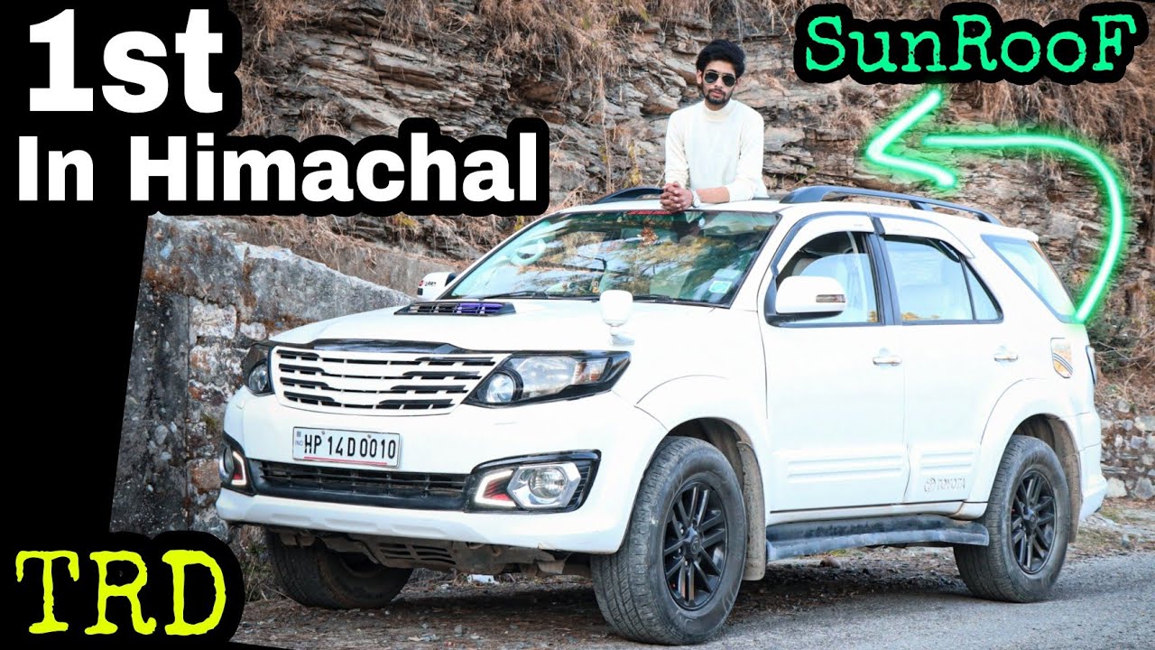 Modified Fortuner Sunroof TRD Kit Polk Audio db Toyota Fortuner