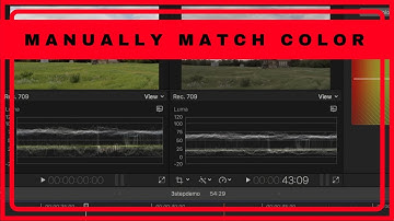 Manually Match Color in Final Cut Pro