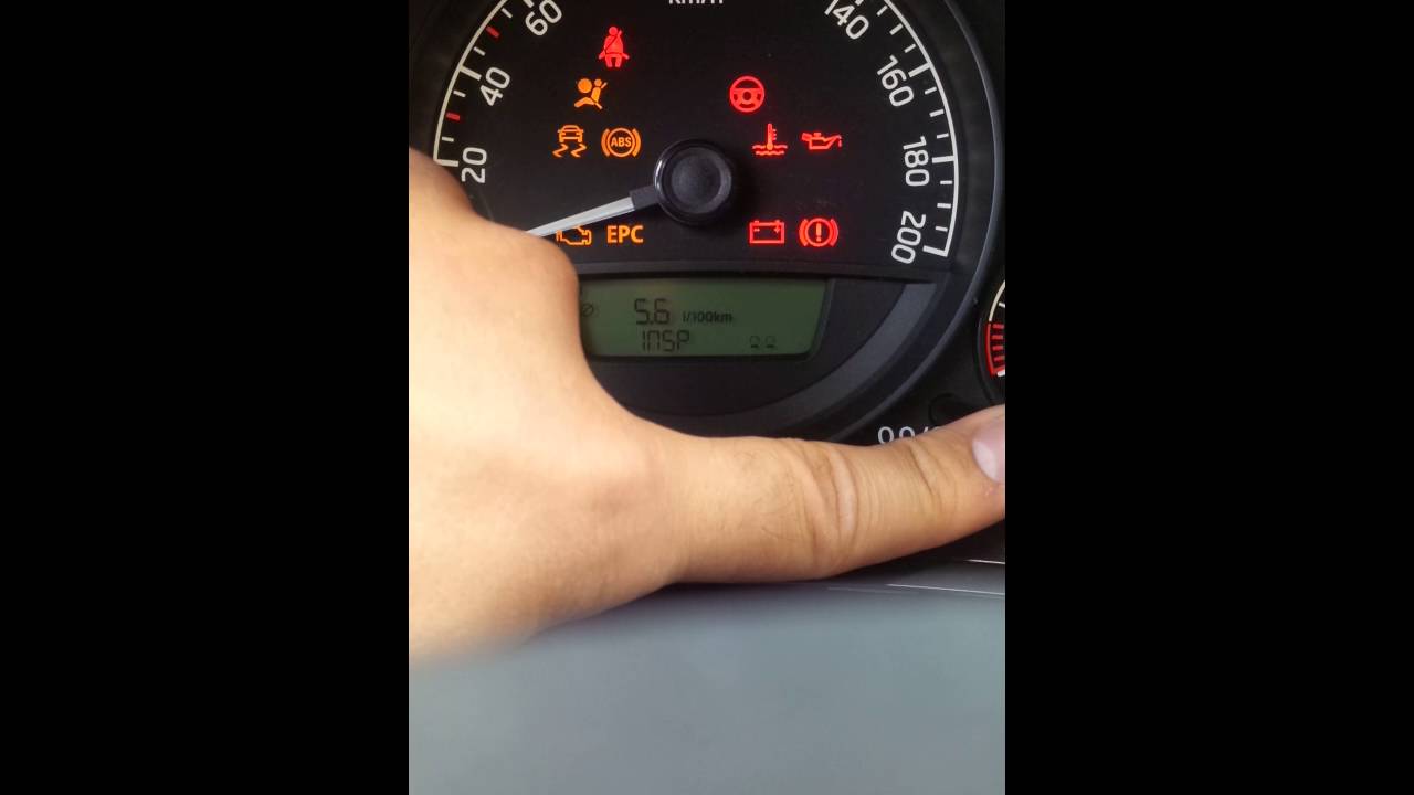 Insp Reset Kasowanie Inspekcji Skoda Citigo Vw Up Seat Mii Youtube