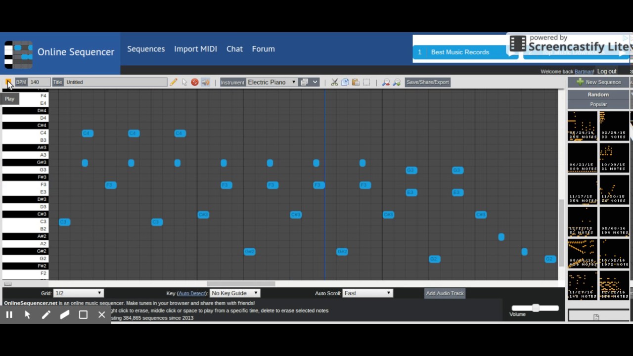 we are number one on online sequencer youtube