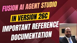 Release 26C Important Documents for Oracle AI Agents and Agentic Apps, including GL Ledger AI