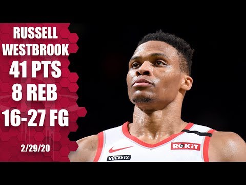 Russell Westbrook rocks baby, drops 41 in Rockets vs. Celtics OT thriller | 2019-20 NBA Highlights