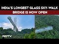 India's Glass Sky Walk Bridge | India’s Longest Sky-Walk Glass Bridge Opens In Visakhapatnam, AP