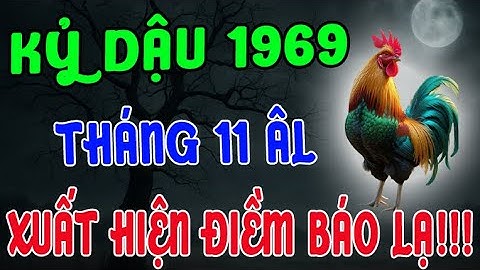 XUẤT HIỆN ĐIỀM BÁO LẠ !!! Tuổi Kỷ Dậu 1969, Tháng 11 Âm Lịch Không ai giải thích nổi vì sao!