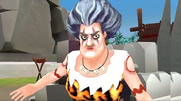 Scary Teacher Stone Age New Game Characters Maps Secrets Gameplay Walkthrough (IOS ANDROID)