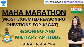 Maha Marathon (Most Expected Reasoning Questions for AFCAT) | AFCAT (2) 2020 | Sonal Aggarwal