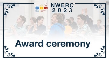 2023 ICPC NWERC Award ceremony