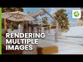 Render multiple images and animations in chaos vantage