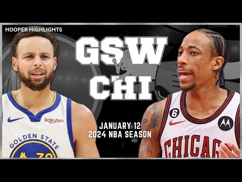 Golden State Warriors vs Chicago Bulls Full Game Highlights | Jan 12 | 2024 NBA Season