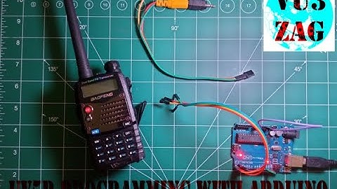 Baofeng UV5R Programming with Arduino