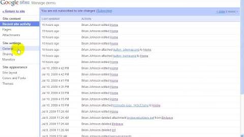 How to Change your Site Name in Google Sites