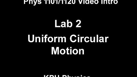 02 Uniform Circular Motion