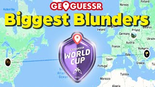 Biggest BLUNDERS in GeoGuessr World Cup
