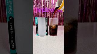 #shorts asmr 💚 Now in McDonald's De Glow-in-the-Dark #cokedrop Limited Edition glass 2024