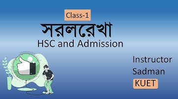 সরলরেখা,দুই বিন্দুগামী সরলরেখার সমীকরণ ।। HSC Math 1st paper Chapter-3