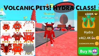 Hydra Rank! Volcanic Pets! New Sabers! Saber Simulator Update!
