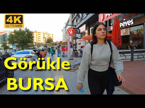 Bursa Görükle Walking Tour 4K UHD 50fps | One of the Best Student Cities