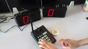 KOQI Queue System K 999 K 302 save number from 2 display to one keypad in one time