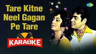 Tare Kitne Neel Gagan Pe - Karaoke With Lyrics | Hemlata | Mohammed Rafi | Hindi Song Karaoke