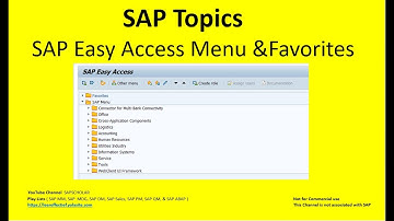 1) What is SAP Easy Access? | What are Favorites in sap? | How to login SAP? | #sap #sapmm