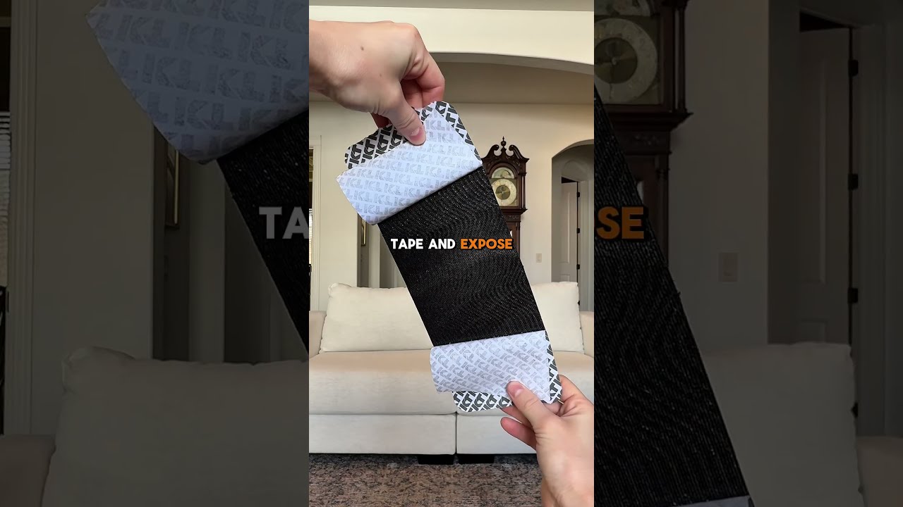 How To Tape Your Low Back With KT Pro Wide For Support Pain Relief