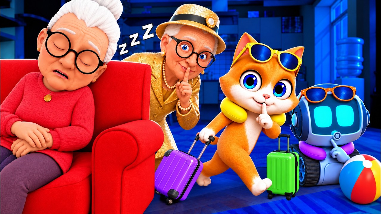 Nos Escapamos de VACACIONES con Nuestra ABUELA RICA!
