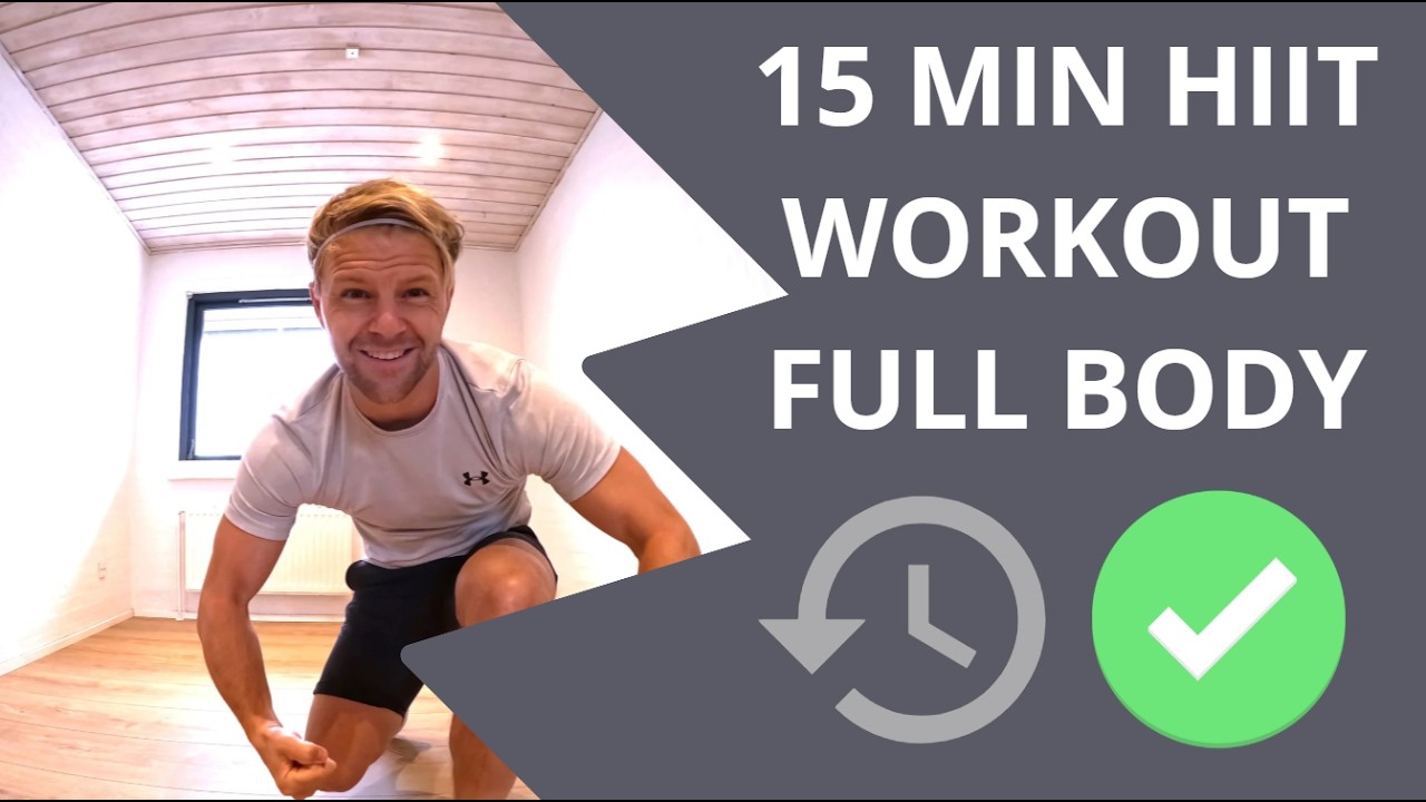 15 MIN FULL BODY HIIT WORKOUT 🔥 Fat Burn | No Equipment | Home Workout