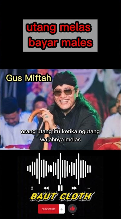 syory wa lucu gus miftah ( hutang )