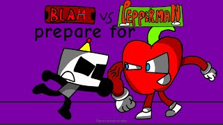 blam (onaf) vs pepperman (Pizza tower)