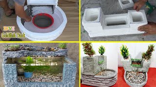 Top 3 Diy Recycling Craft Ideas With Cement And  Styrofoam At Home