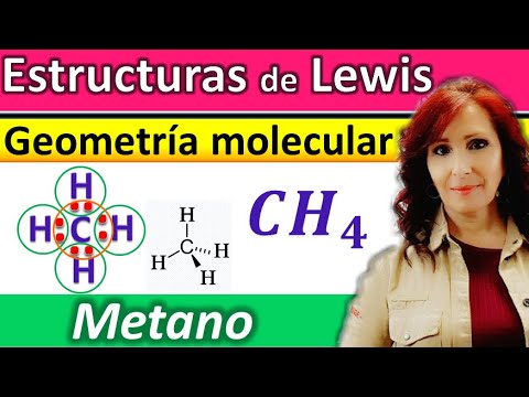 ✳️ESTRUCTURAS DE LEWIS DEL METANO *CH4 ✳️GEOMETRÍA MOLECULAR METANO -  YouTube