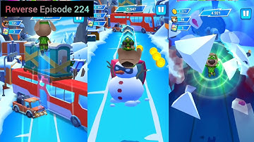 Talking Tom Hero Dash Reverse Android GamePlay Walkthrough Episode 224