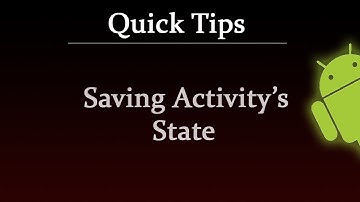 How To Save Activity