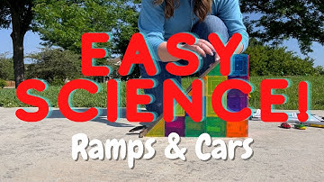 Homeschool Science Experiments| Why Do Toy Cars Go Further From Taller Ramps?