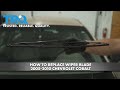 How to Replace Wiper Blade 2005-2010 Chevrolet Cobalt