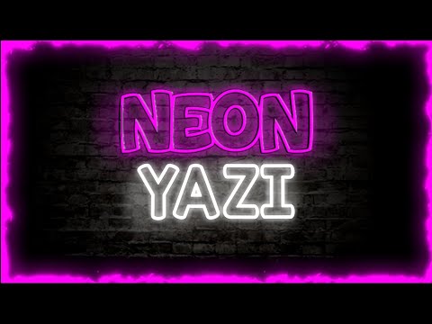 Pixellab Neon yazı nasıl yapılır?