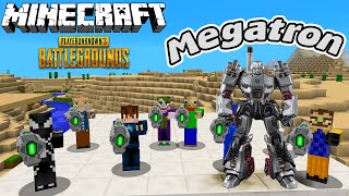 MiNECRAFT PUBG SAVAŞLARI MEGATRON'U ÇAĞIRMIŞLAR  Minecraft