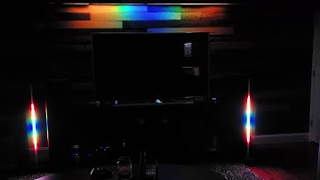 User project: Audio reactive basement lights.