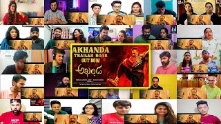 Akhanda Trailer Roar | Nandamuri Balakrishna | Mix Mashup Reaction