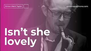 Isn´t She Lovely - Tenor Saxophone chords