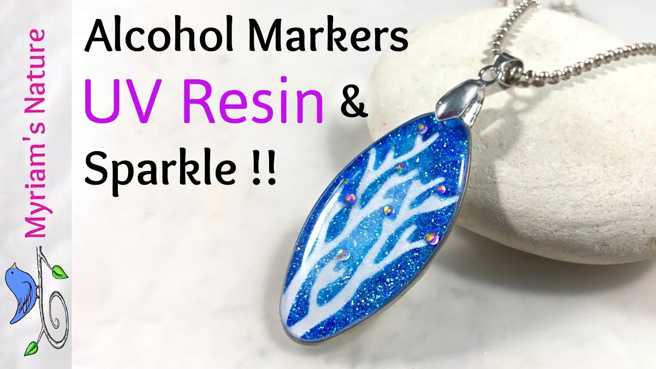 Best UV Resin Beginner Starter Kit with light, Review & DIY Necklace  Jewelry Making Ideas 