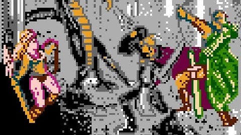 Advanced Dungeons & Dragons: Heroes of the Lance (NES) Playthrough longplay video game