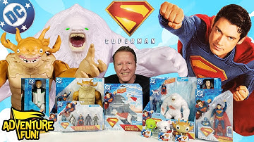 Superman Official Movie Trailer Toy Action Figures DC Superman Toys Review AdventureFun!