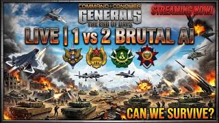 1v2 BRUTAL AI! | C&C Generals Zero Hour: The End of Days