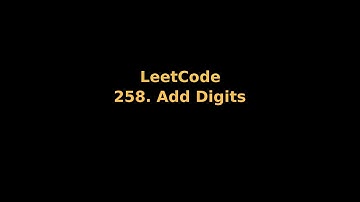 [LeetCode] 258. Add Digits