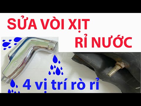 Video Hướng dẫn sửa vòi xịt bồn cầu rỉ nước đơn giản tại nhà - youtube