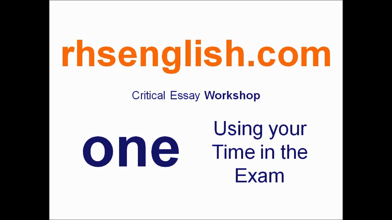 Higher english discursive essay